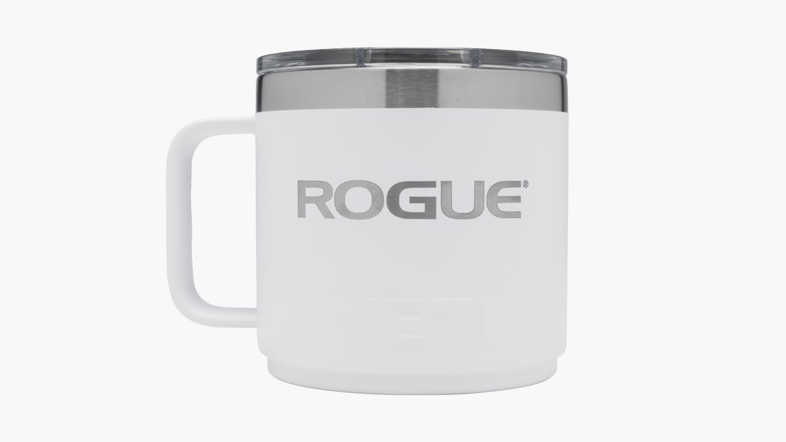 数々の賞を受賞 YETI Rambler - 14oz Mug - White | Rogue Fitness バーベキュー・調理用品